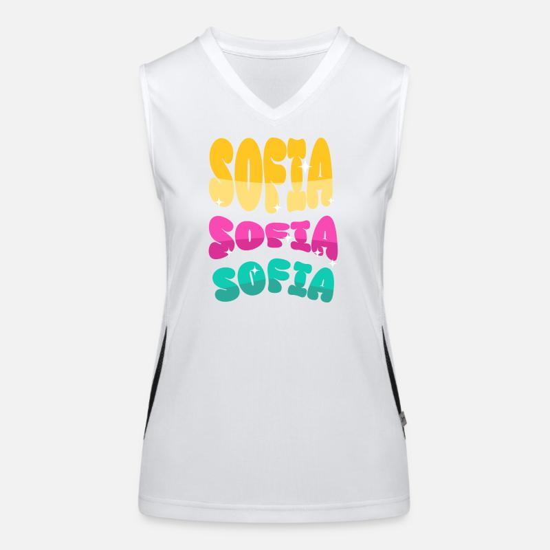 Sofia  Funktionelles Kontrast-Tank Top für Frauen