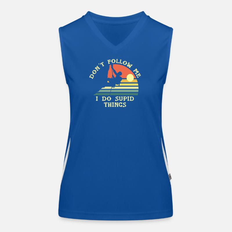 Unusual solar climbing Women's Functional Contrast Tank Top
