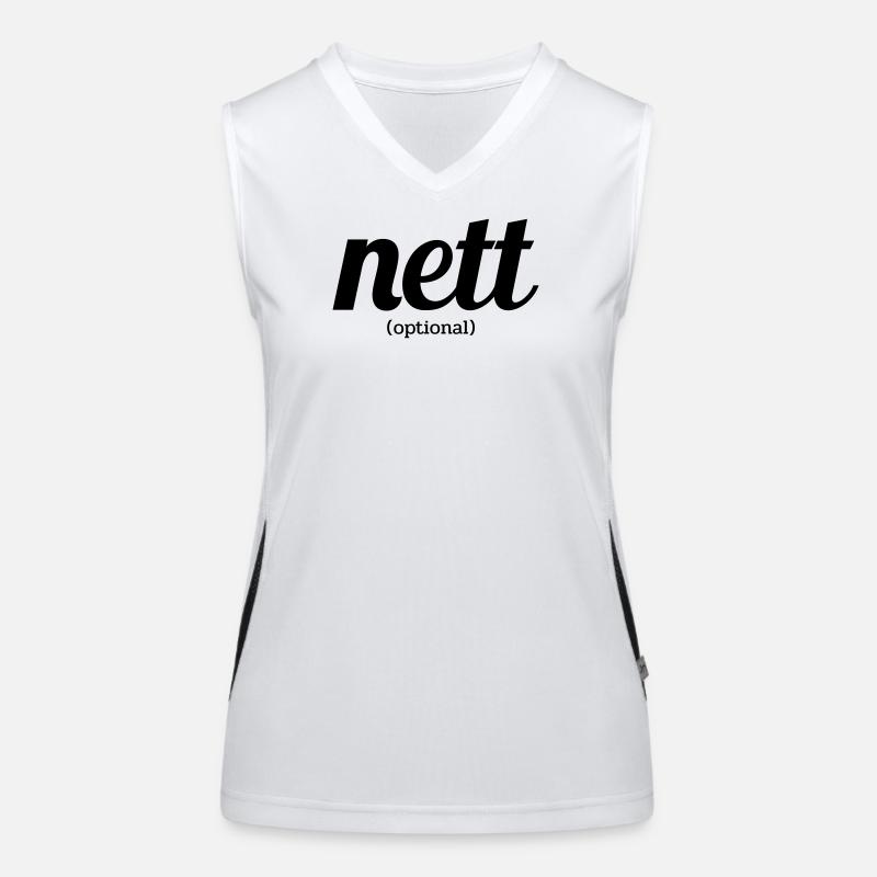 Nett Optional Funktionelles Kontrast-Tank Top für Frauen