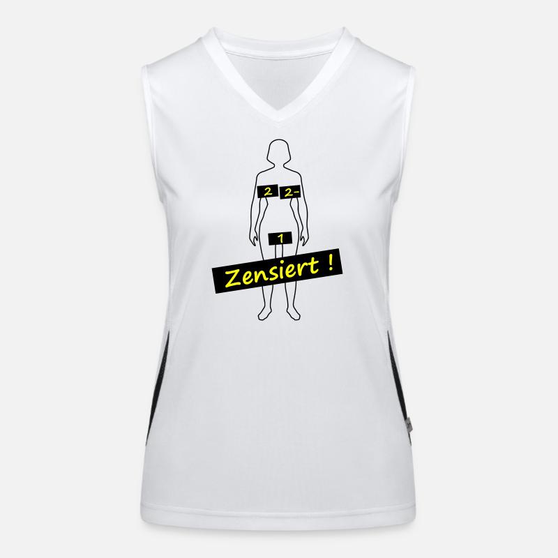 Zensiert Funktionelles Kontrast-Tank Top für Frauen