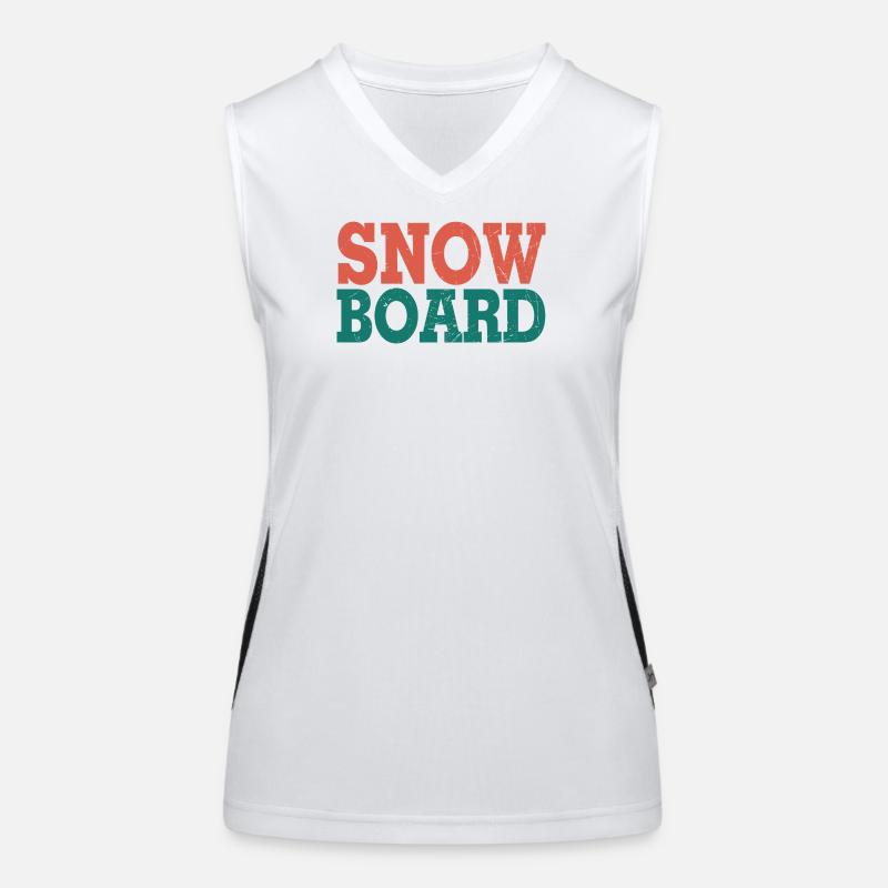 Snowboard Women's Functional Contrast Tank Top