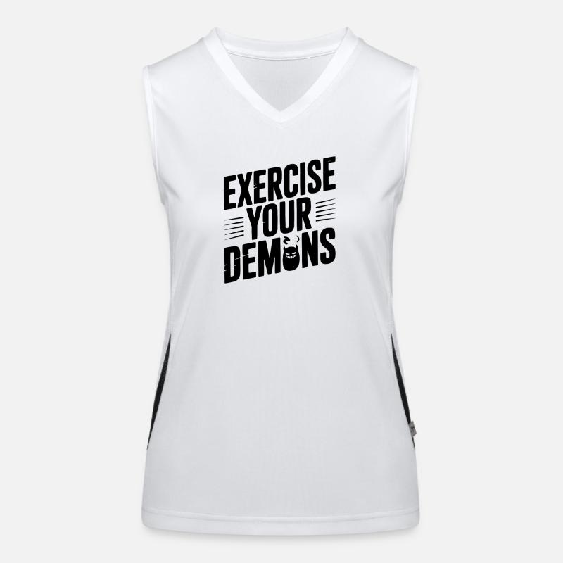 Exercise Your Demons Women's Functional Contrast Tank Top