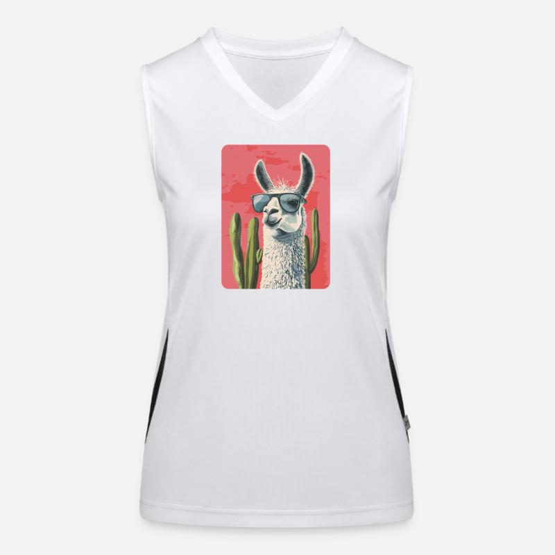 lama Débardeur respirant contrasté Femme