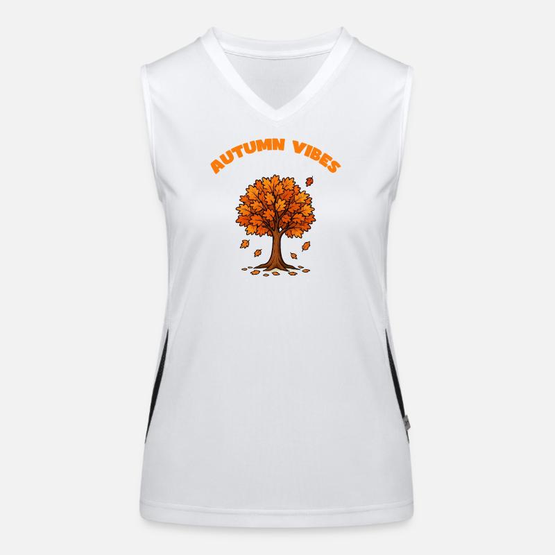 Herbstbaum Vibe  Funktionelles Kontrast-Tank Top für Frauen