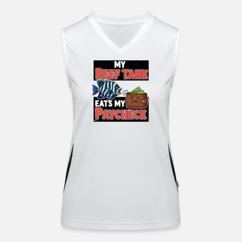 Coral Reef Comic Geschenk Funktionelles Kontrast-Tank Top für Frauen