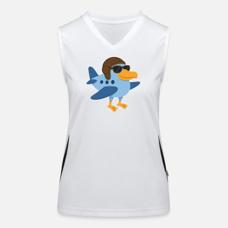 Ein Supervogelflugzeug Funktionelles Kontrast-Tank Top für Frauen