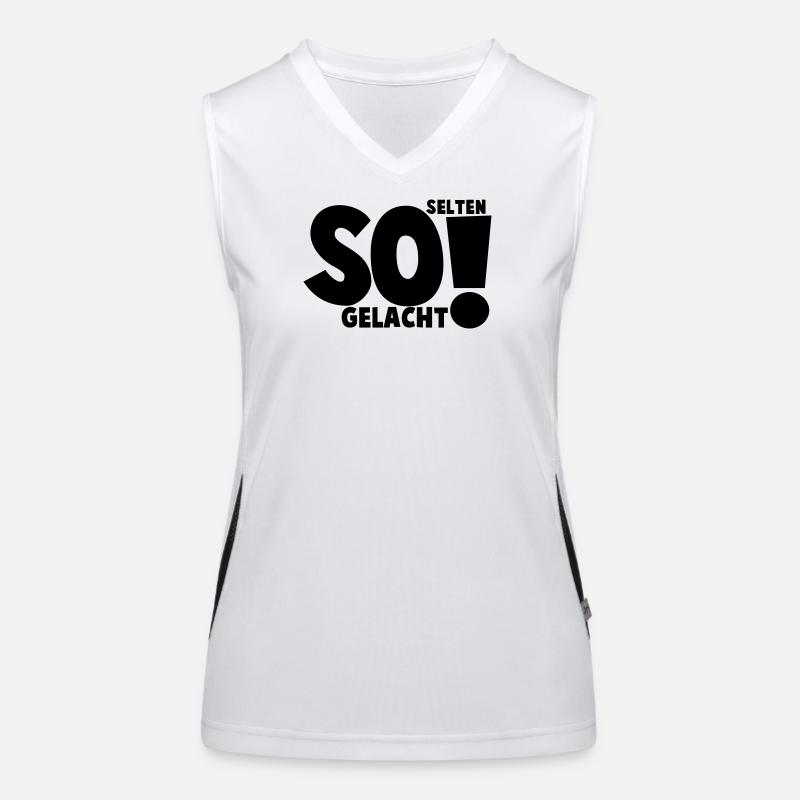Rarely laughed so much Women's Functional Contrast Tank Top