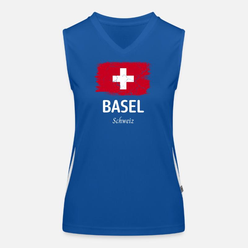 Basel Funktionelles Kontrast-Tank Top für Frauen