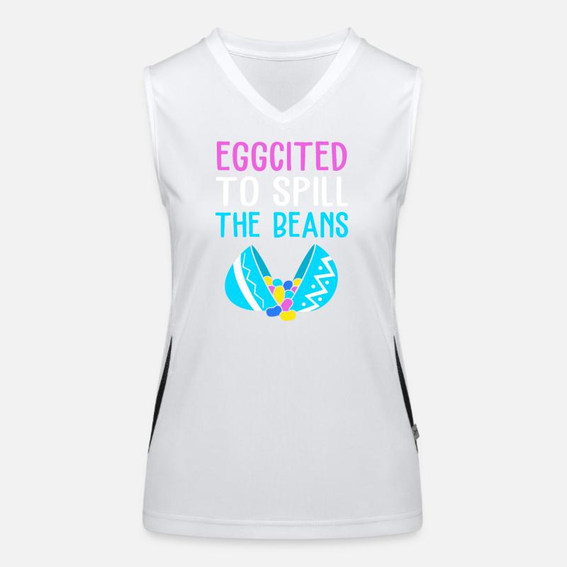 Gender Reveal Ostern Werdende Mutter Funktionelles Kontrast-Tank Top für Frauen