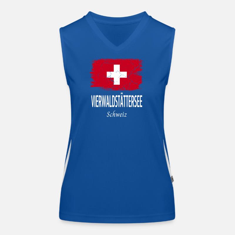 Vierwaldstattersee Funktionelles Kontrast-Tank Top für Frauen