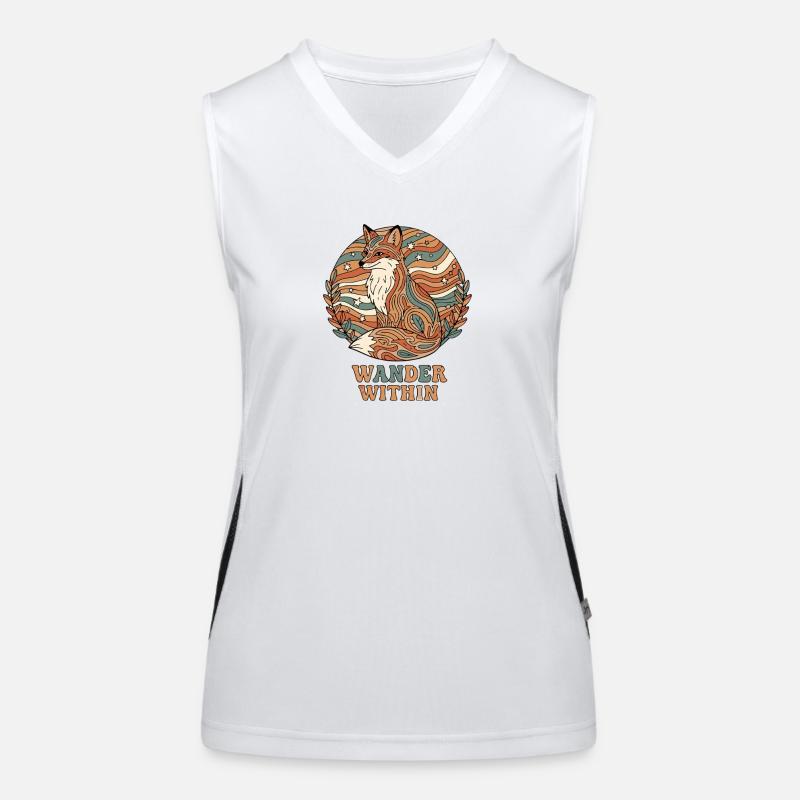 Psychedelisch Retro – Wander Within Funktionelles Kontrast-Tank Top für Frauen