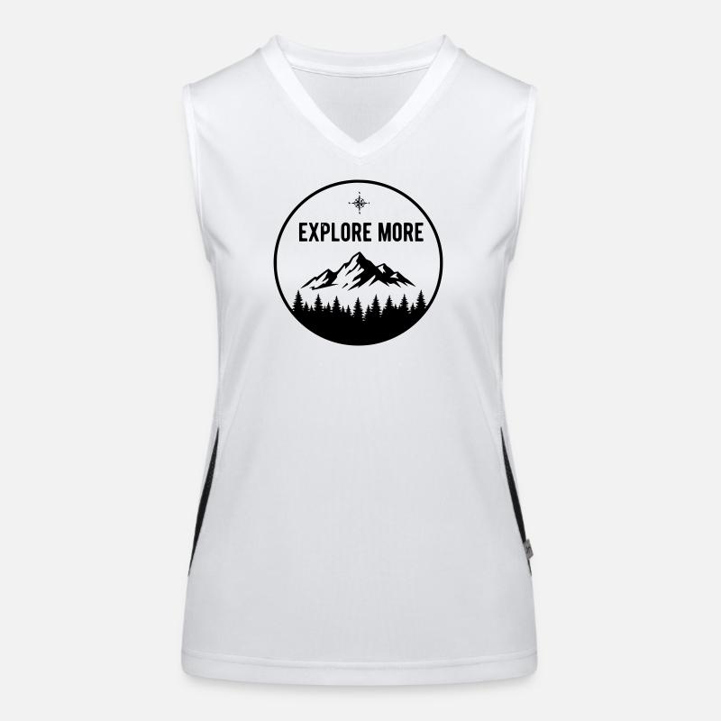 Explorer Funktionelles Kontrast-Tank Top für Frauen