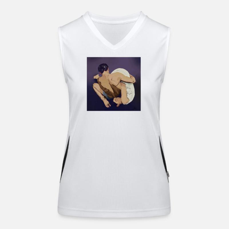 Zeitgemäße Umarmung Funktionelles Kontrast-Tank Top für Frauen