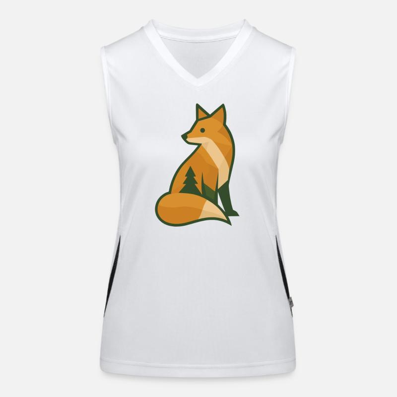 Forest Fox Women's Functional Contrast Tank Top