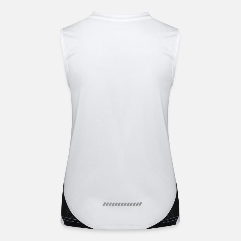 Fromage, s’il vous plaît Débardeur respirant contrasté Femme