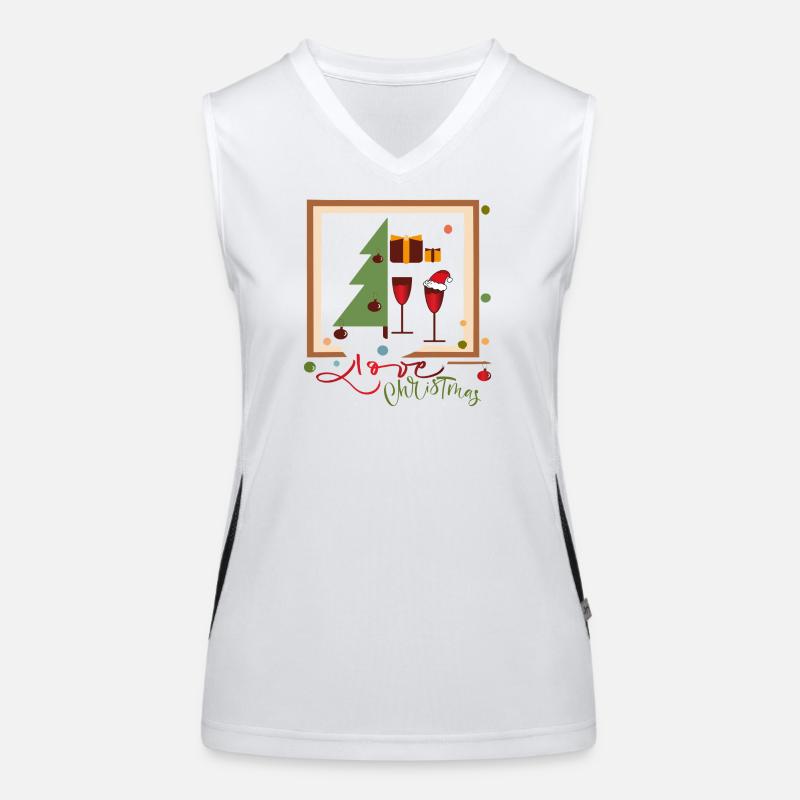 Winter Magic Christmas Women's Functional Contrast Tank Top