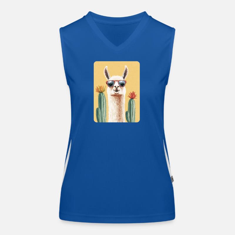 lama Débardeur respirant contrasté Femme