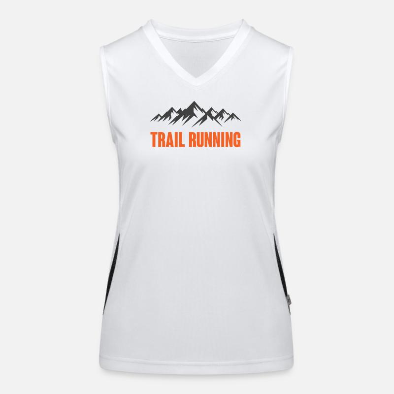 trail running Women's Functional Contrast Tank Top