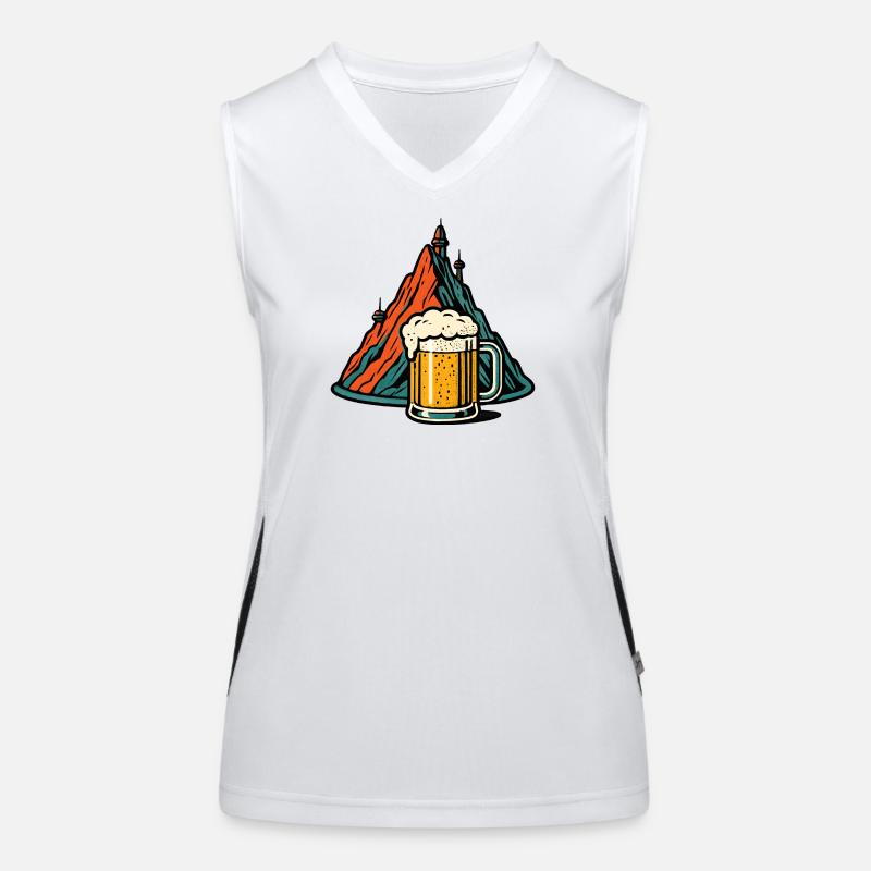 Bierberg Alpine scenery Women's Functional Contrast Tank Top