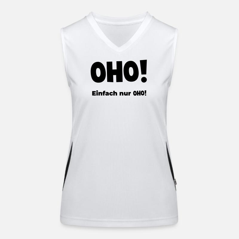 Oho Funktionelles Kontrast-Tank Top für Frauen