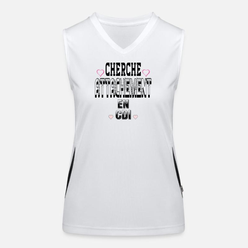 Auf der Suche nach einer Bindung zu einem unbefristeten Vertrag Funktionelles Kontrast-Tank Top für Frauen