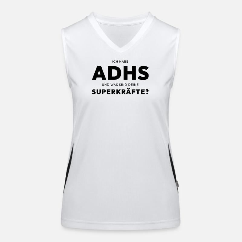 ADHS Funktionelles Kontrast-Tank Top für Frauen