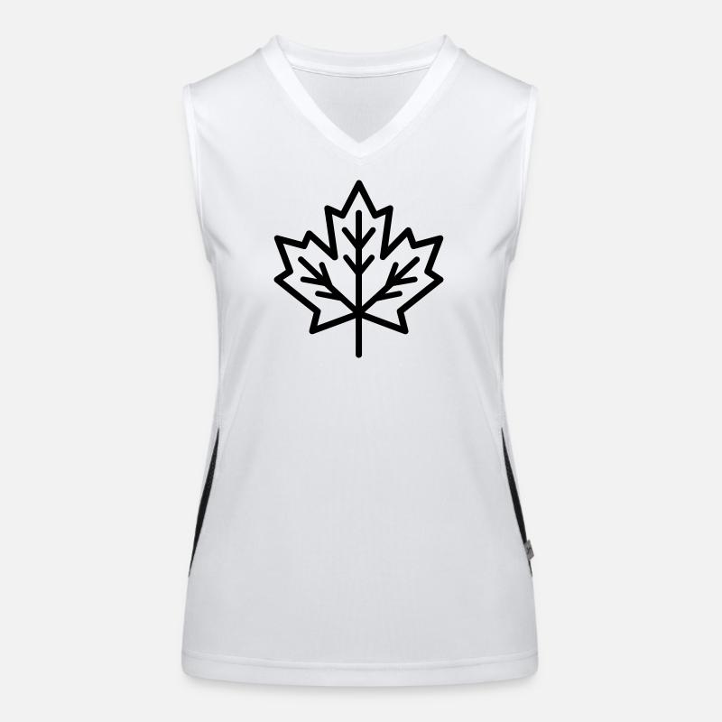 maple leaf Women's Functional Contrast Tank Top