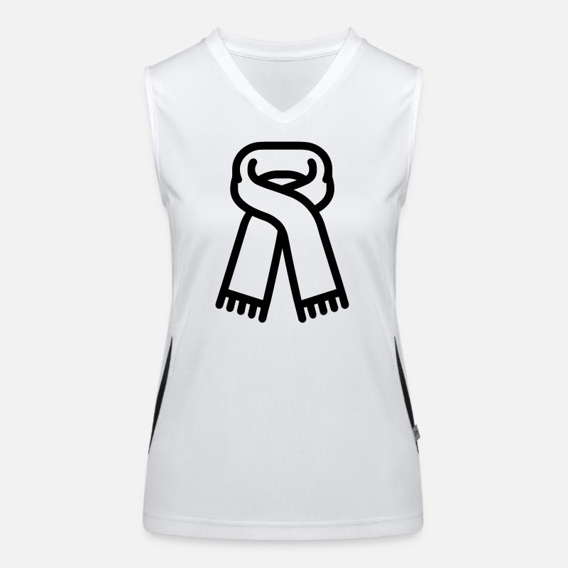 écharpe Débardeur respirant contrasté Femme