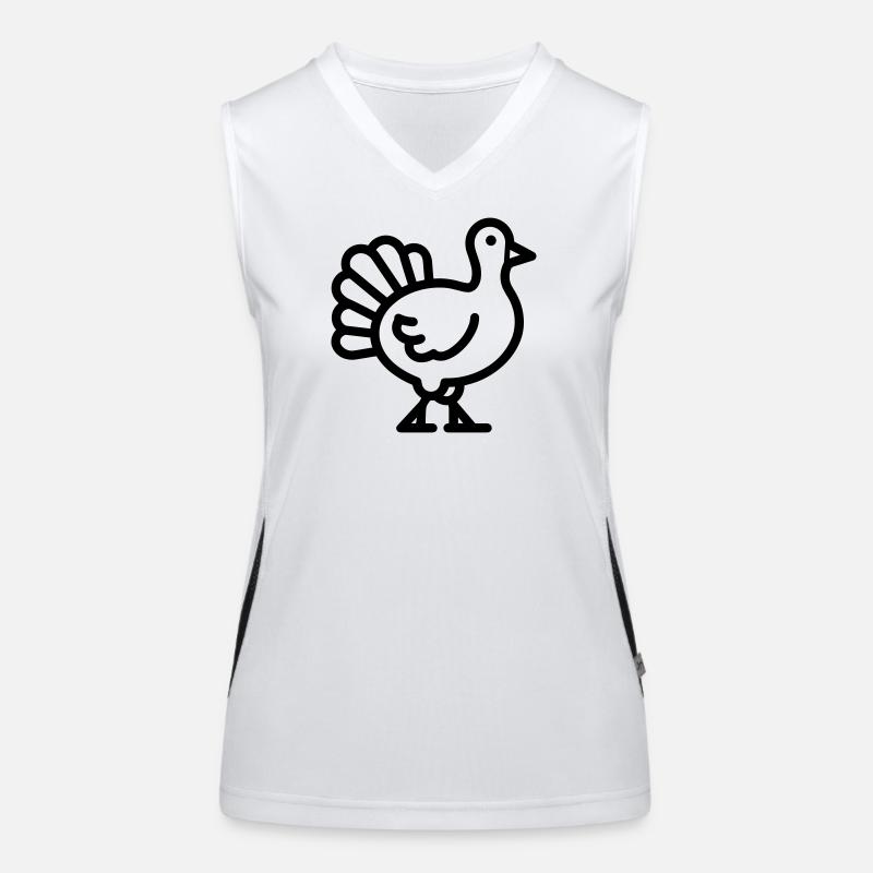 Dinde Débardeur respirant contrasté Femme