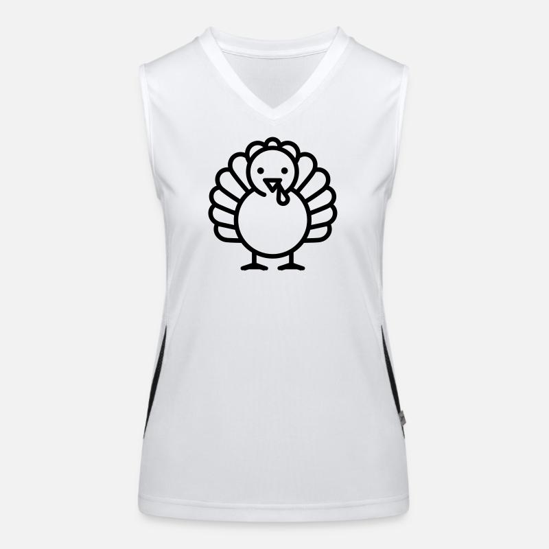 turkey Women's Functional Contrast Tank Top