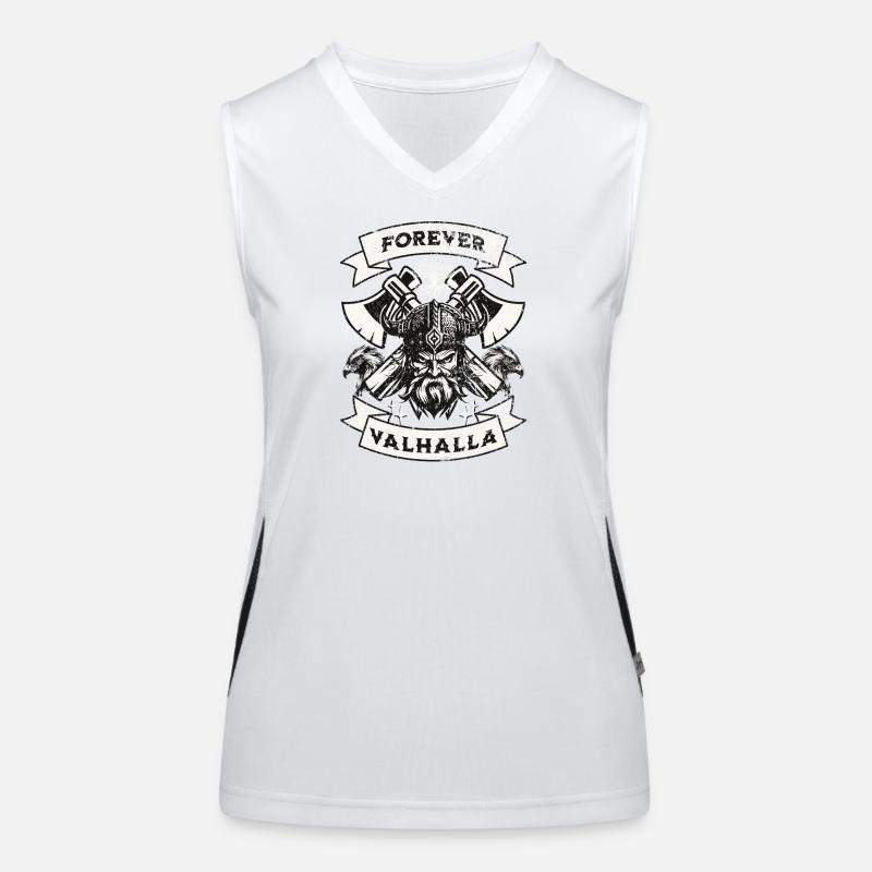 Forever Valhalla Viking Design Débardeur respirant contrasté Femme