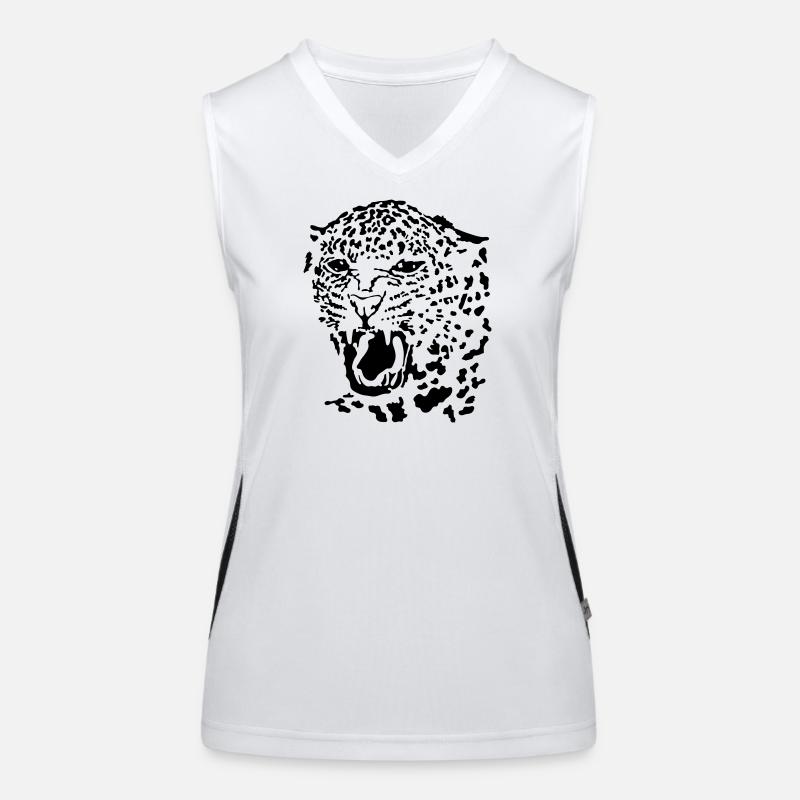 Leopard Women's Functional Contrast Tank Top