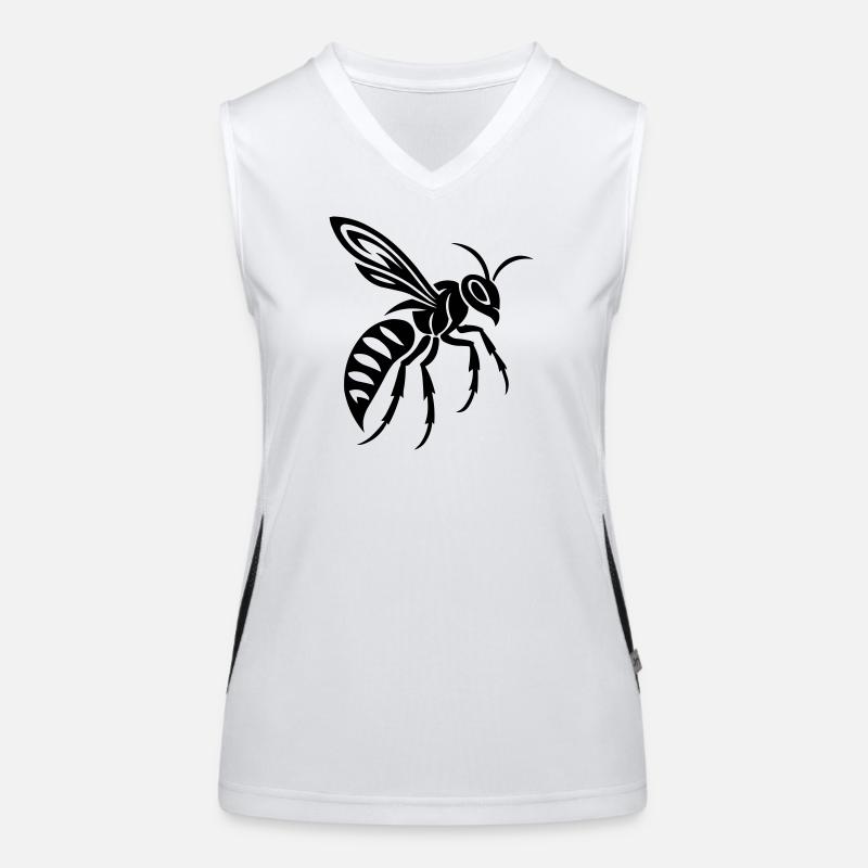 Guêpe abeille Débardeur respirant contrasté Femme