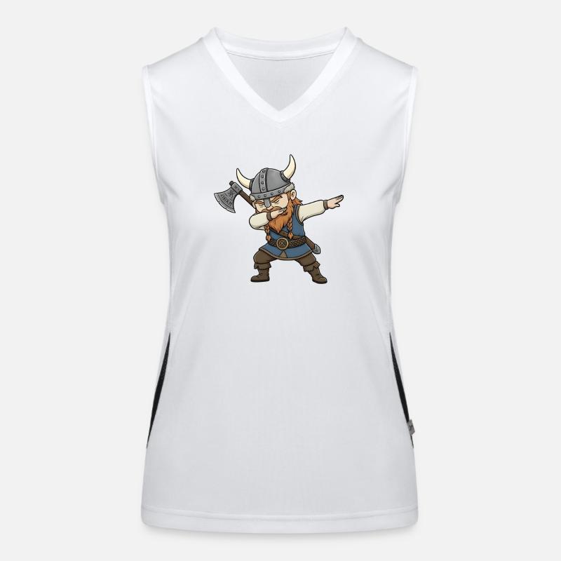 Wikinger Dab Funktionelles Kontrast-Tank Top für Frauen