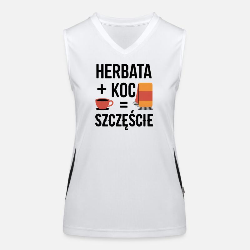 Tee und Deckenglück Funktionelles Kontrast-Tank Top für Frauen