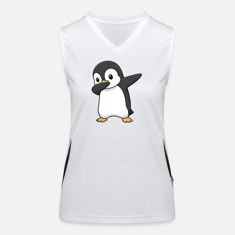 Dabbing Pingouin Débardeur respirant contrasté Femme
