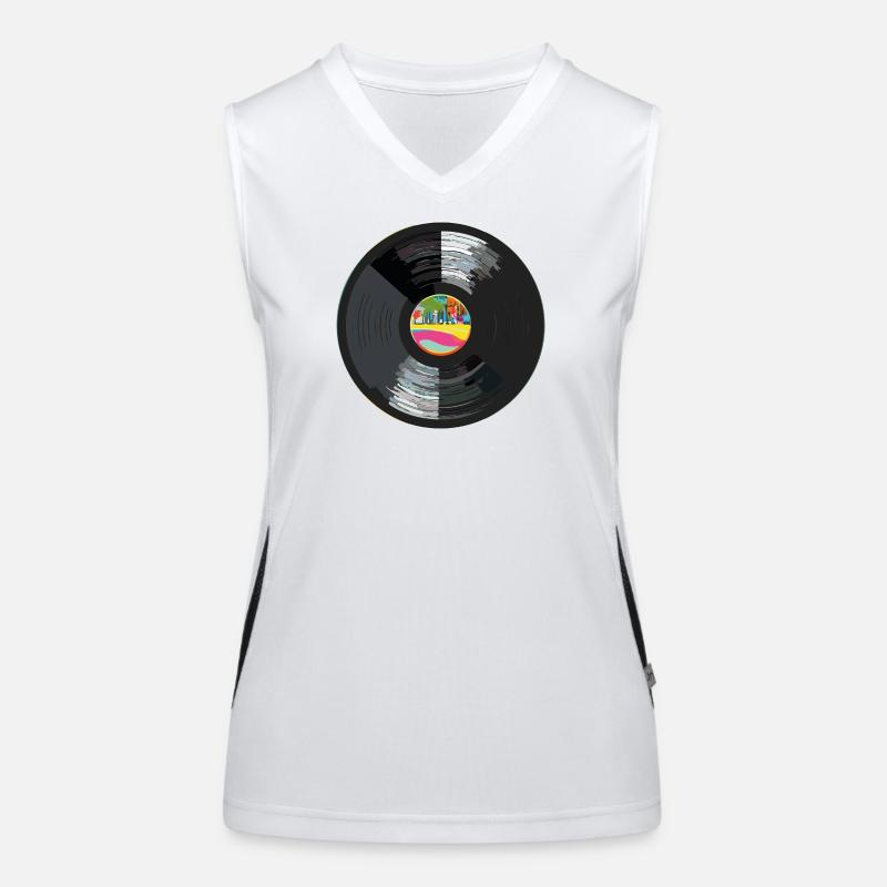 Vinyl_1 Women's Functional Contrast Tank Top
