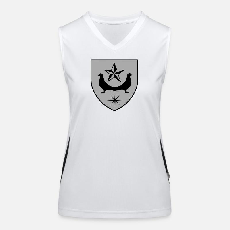 Tauben Funktionelles Kontrast-Tank Top für Frauen
