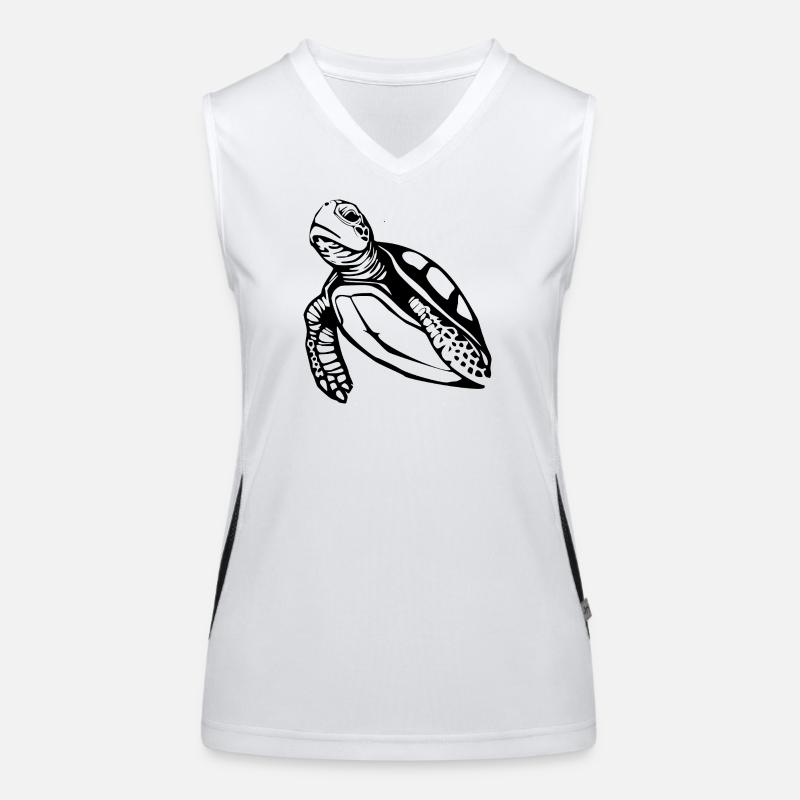 Turtle Turtles Women's Functional Contrast Tank Top