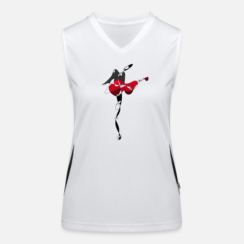 Gitarrist Funktionelles Kontrast-Tank Top für Frauen