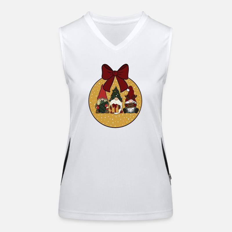 Weihnachtskugel  Funktionelles Kontrast-Tank Top für Frauen
