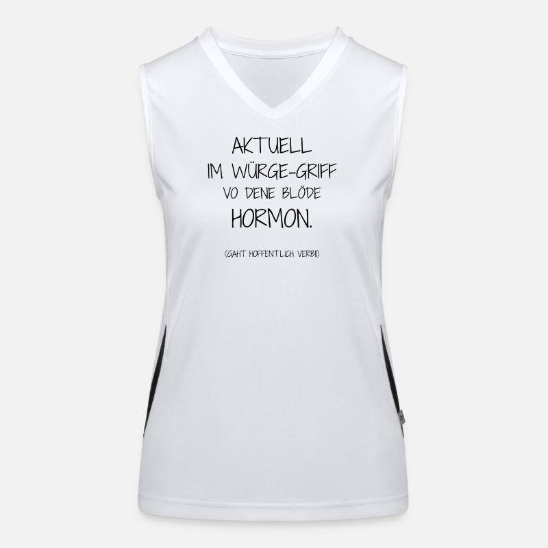 Statement-Design – Ironie trifft Alltag Funktionelles Kontrast-Tank Top für Frauen