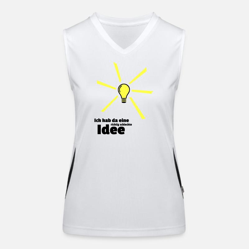 Bad idea Women's Functional Contrast Tank Top