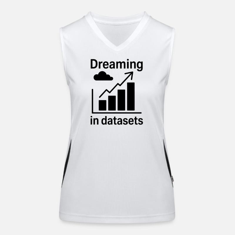 Datenanalyst Spruch Lustiges Datenanalyst Geschenk Funktionelles Kontrast-Tank Top für Frauen