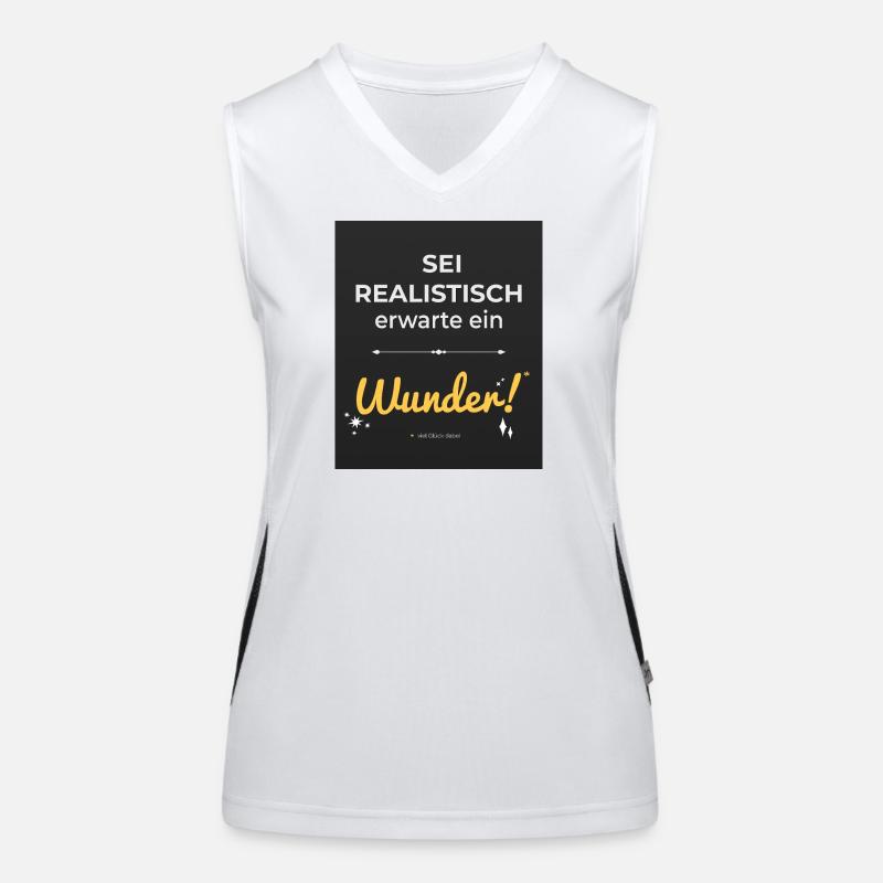 Be realistic – expect a miracle! Women's Functional Contrast Tank Top