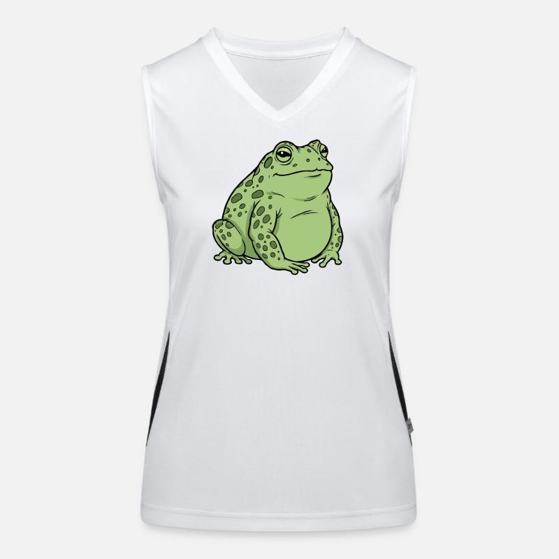 Fat toad Women's Functional Contrast Tank Top