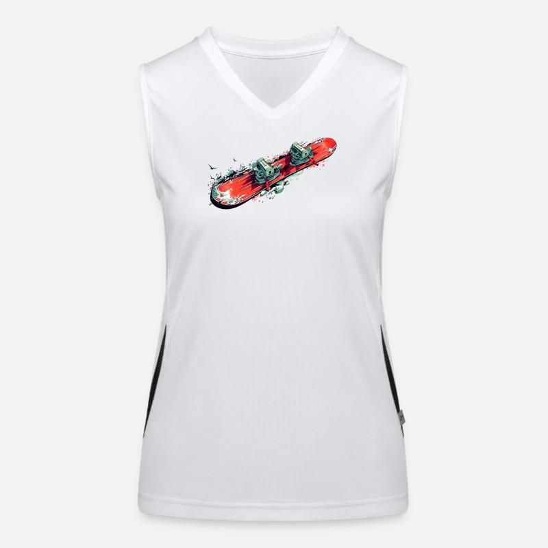 snowboard Women's Functional Contrast Tank Top