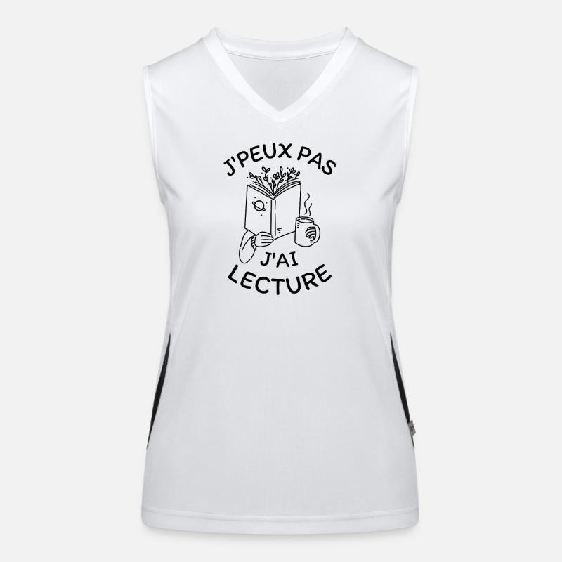 I can't I read it Women's Functional Contrast Tank Top