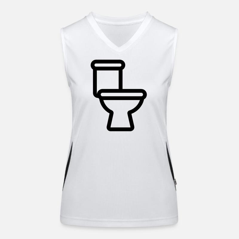 toilette Débardeur respirant contrasté Femme
