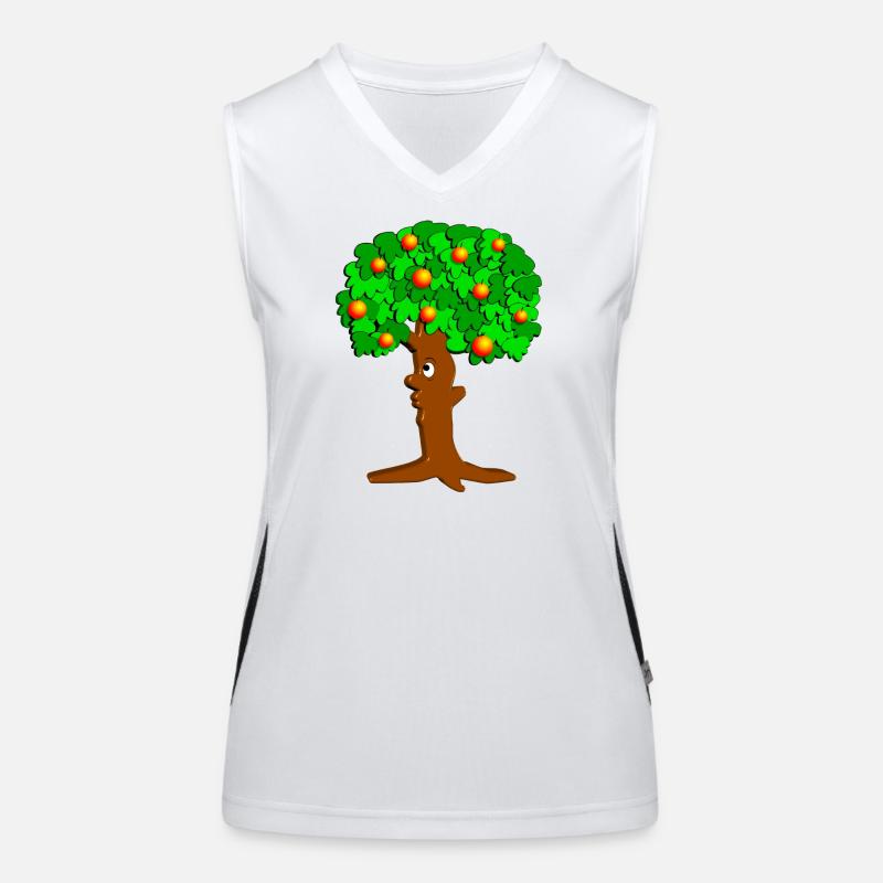 apple tree Women's Functional Contrast Tank Top